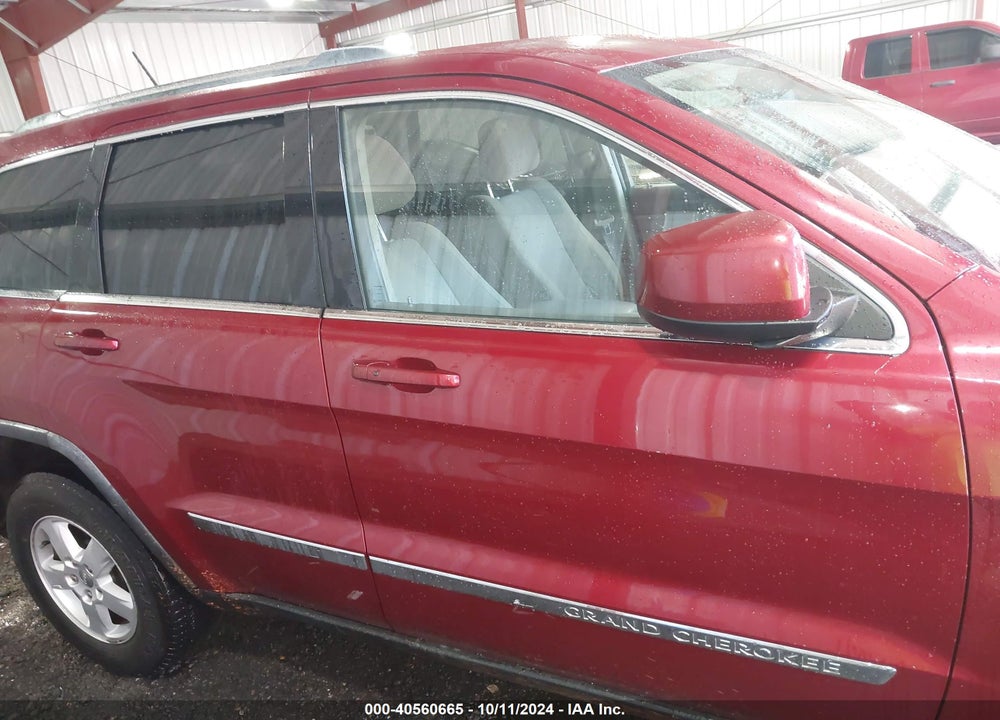 2012 JEEP GRAND CHEROKEE LAREDO VIN: 1C4RJFAG8CC199174