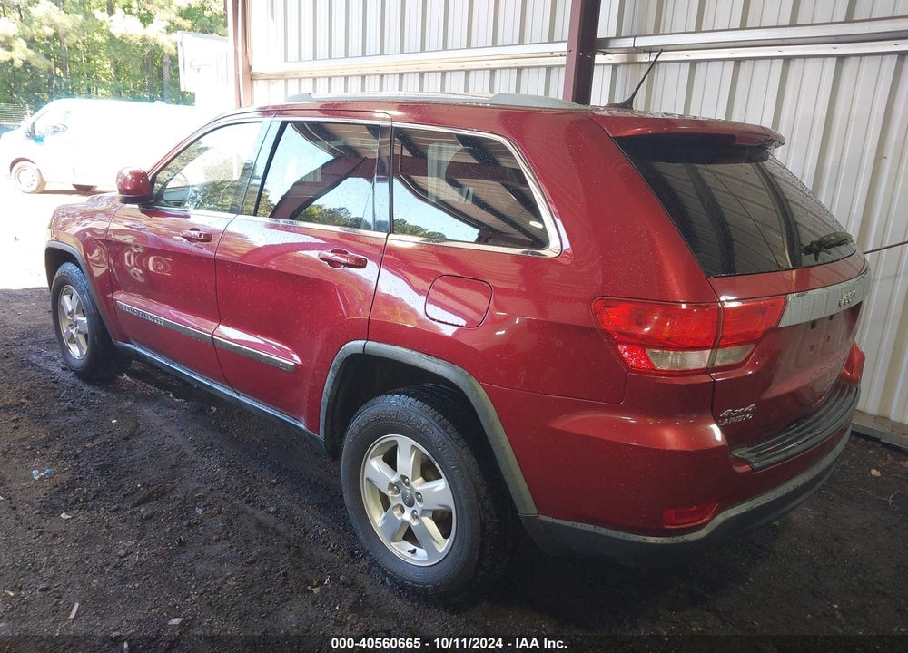 2012 JEEP GRAND CHEROKEE LAREDO VIN: 1C4RJFAG8CC199174