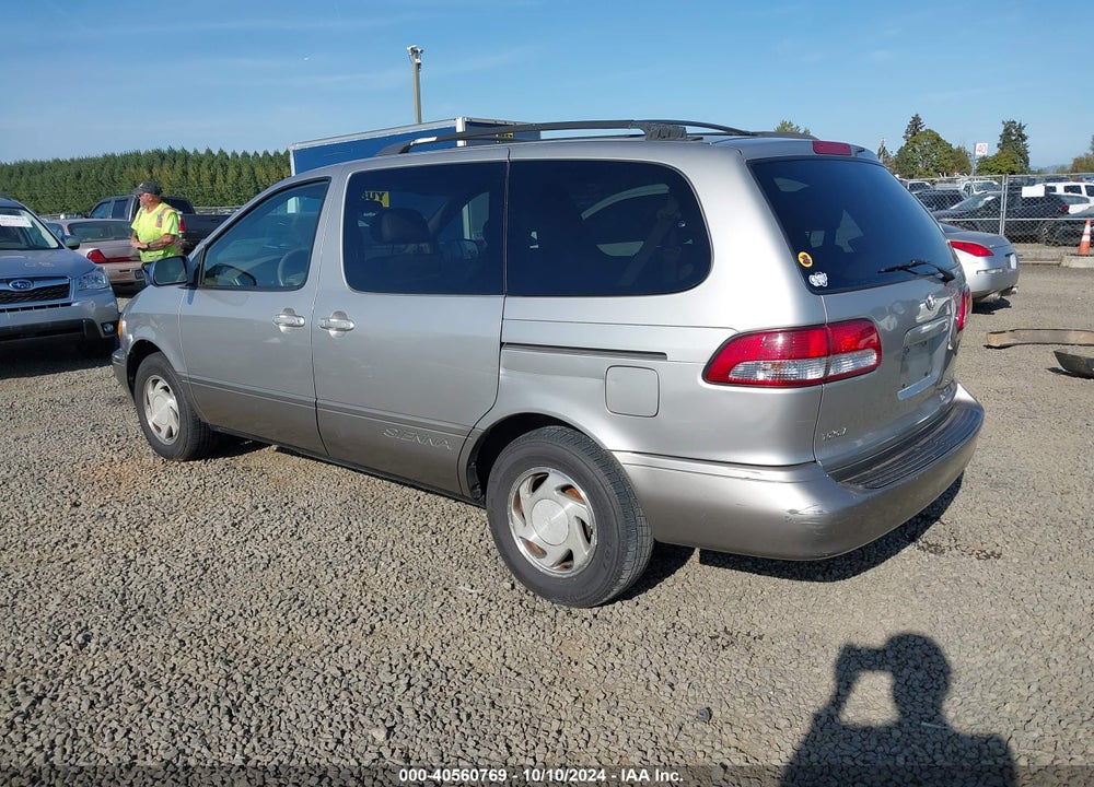 2001 TOYOTA SIENNA XLE VIN: 4T3ZF13C41U321828