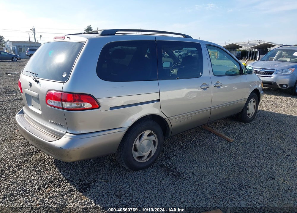 2001 TOYOTA SIENNA XLE VIN: 4T3ZF13C41U321828