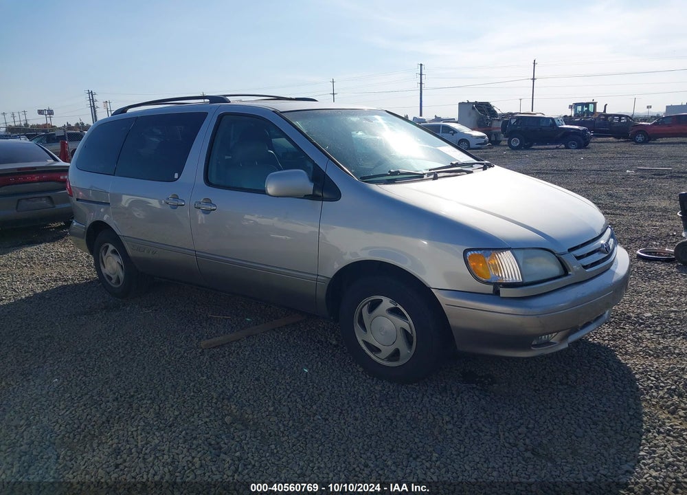 2001 TOYOTA SIENNA XLE VIN: 4T3ZF13C41U321828
