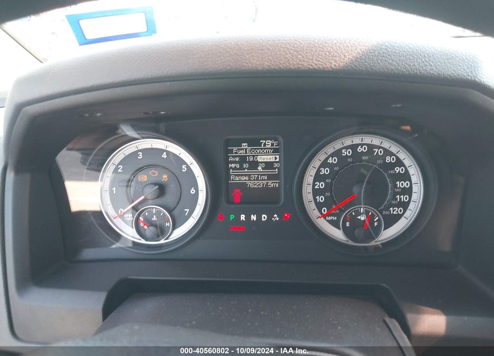 2013 RAM 1500 TRADESMAN VIN: 3C6JR6DPXDG552781
