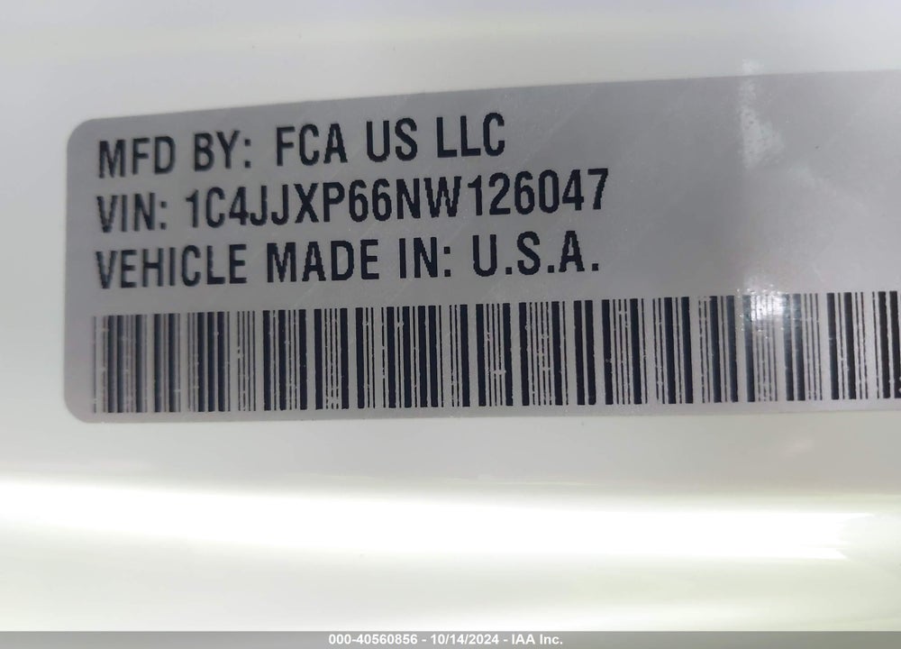 2022 JEEP WRANGLER 4XE UNLIMITED HIGH ALTITUDE 4X4 VIN: 1C4JJXP66NW126047