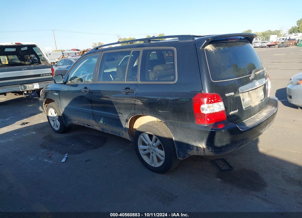 2007 TOYOTA HIGHLANDER HYBRID LIMITED V6 VIN: JTEEW21A970049954