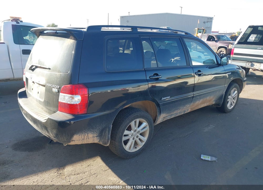 2007 TOYOTA HIGHLANDER HYBRID LIMITED V6 VIN: JTEEW21A970049954