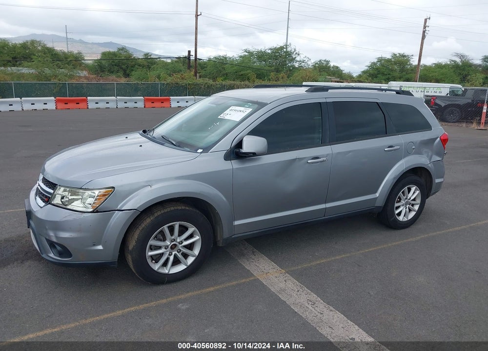 2016 DODGE JOURNEY SXT VIN: 3C4PDCBG9GT156257