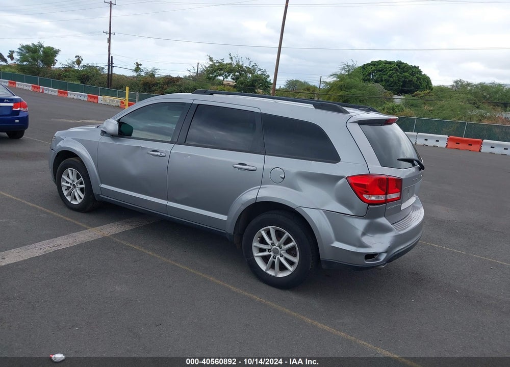 2016 DODGE JOURNEY SXT VIN: 3C4PDCBG9GT156257