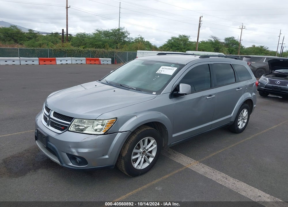 2016 DODGE JOURNEY SXT VIN: 3C4PDCBG9GT156257