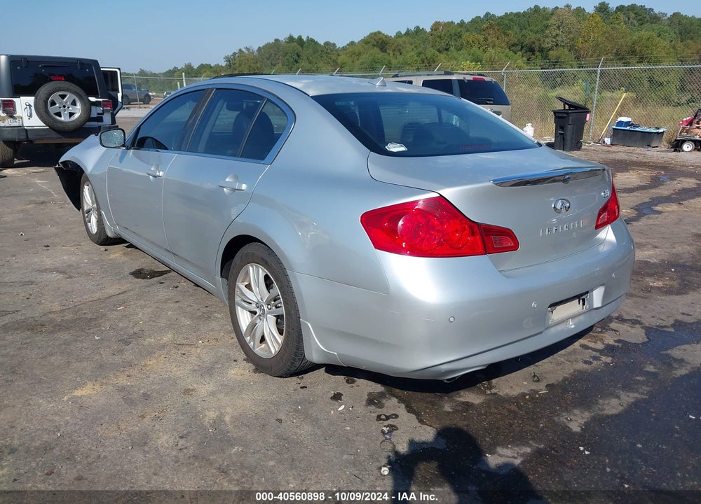 2010 INFINITI G37 JOURNEY VIN: JN1CV6APXAM202449