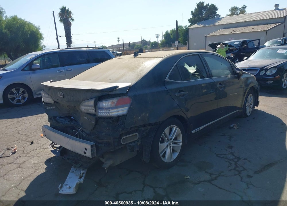 2010 LEXUS HS 250H VIN: JTHBB1BA8A2009872