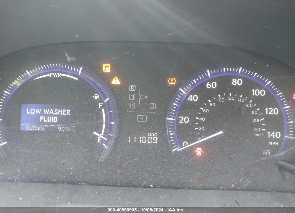 2010 LEXUS HS 250H VIN: JTHBB1BA8A2009872