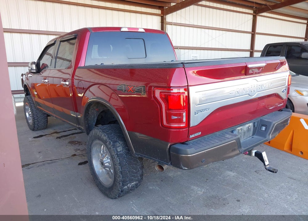 2016 FORD F-150 KING RANCH VIN: 1FTEW1EF8GFD19919