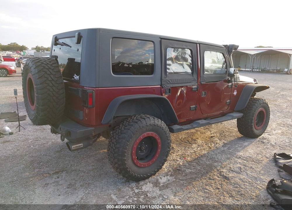 2007 JEEP WRANGLER UNLIMITED SAHARA VIN: 1J4GA59107L146308