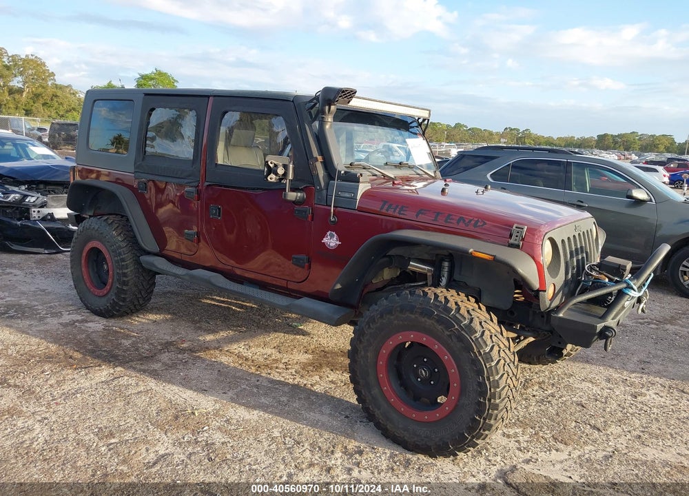 2007 JEEP WRANGLER UNLIMITED SAHARA VIN: 1J4GA59107L146308