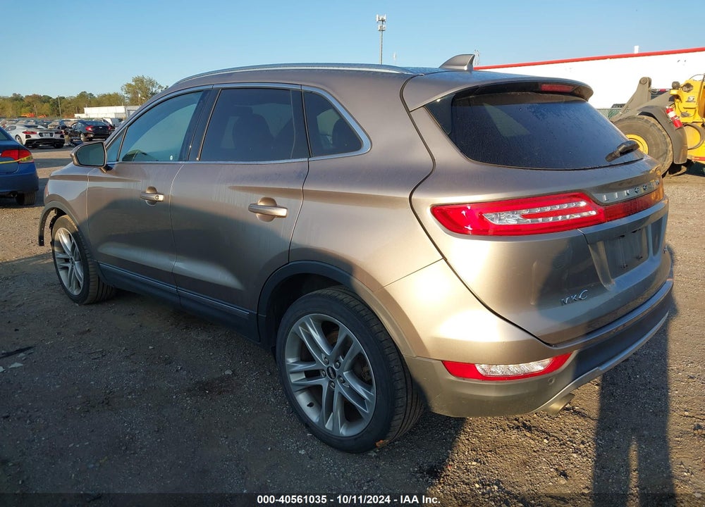 2018 LINCOLN MKC VIN: 5LMCJ3D98JUL22022
