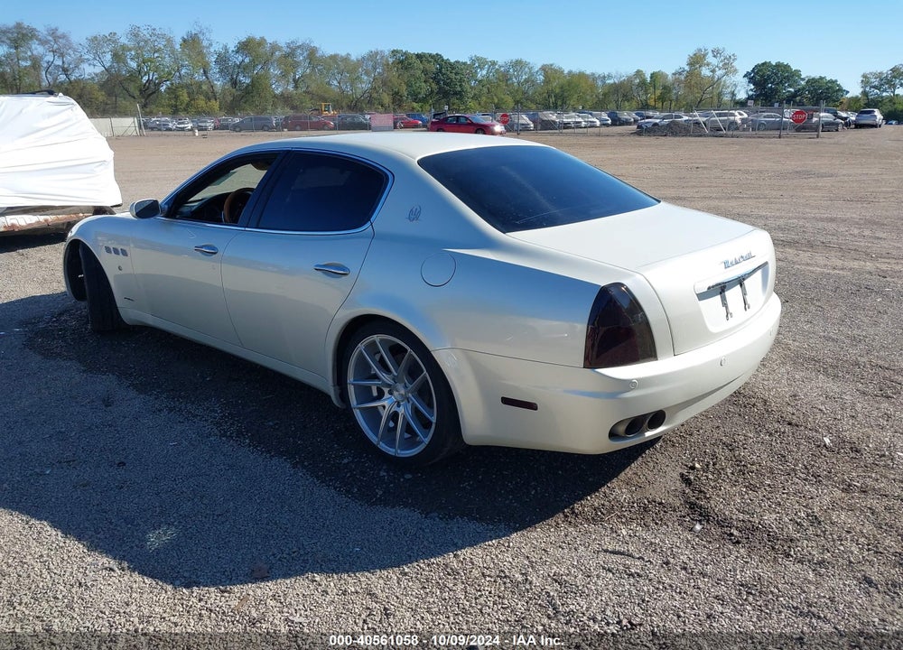 2008 MASERATI QUATTROPORTE VIN: ZAMFE39A880036096