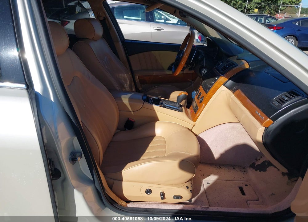 2008 MASERATI QUATTROPORTE VIN: ZAMFE39A880036096