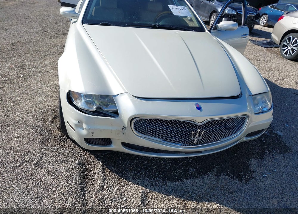 2008 MASERATI QUATTROPORTE VIN: ZAMFE39A880036096