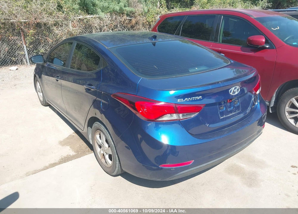 2015 HYUNDAI ELANTRA SE VIN: 5NPDH4AE9FH583904