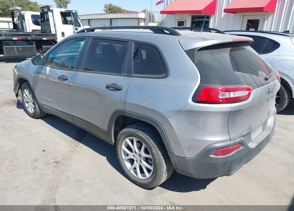 2016 JEEP CHEROKEE SPORT VIN: 1C4PJLAB6GW336806