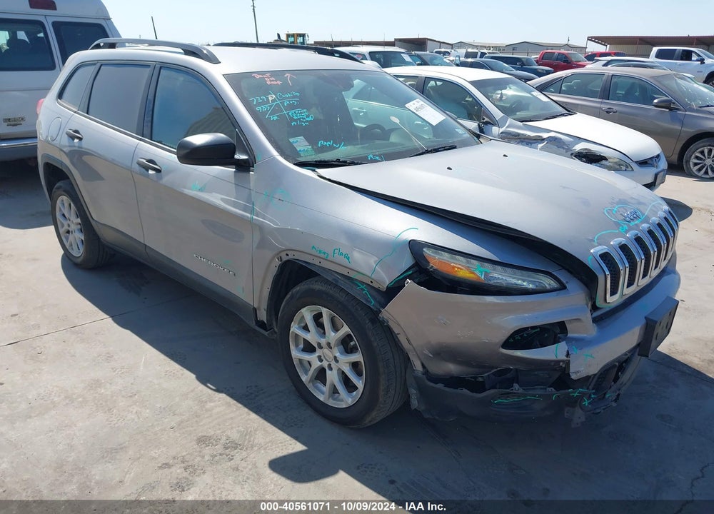 2016 JEEP CHEROKEE SPORT VIN: 1C4PJLAB6GW336806
