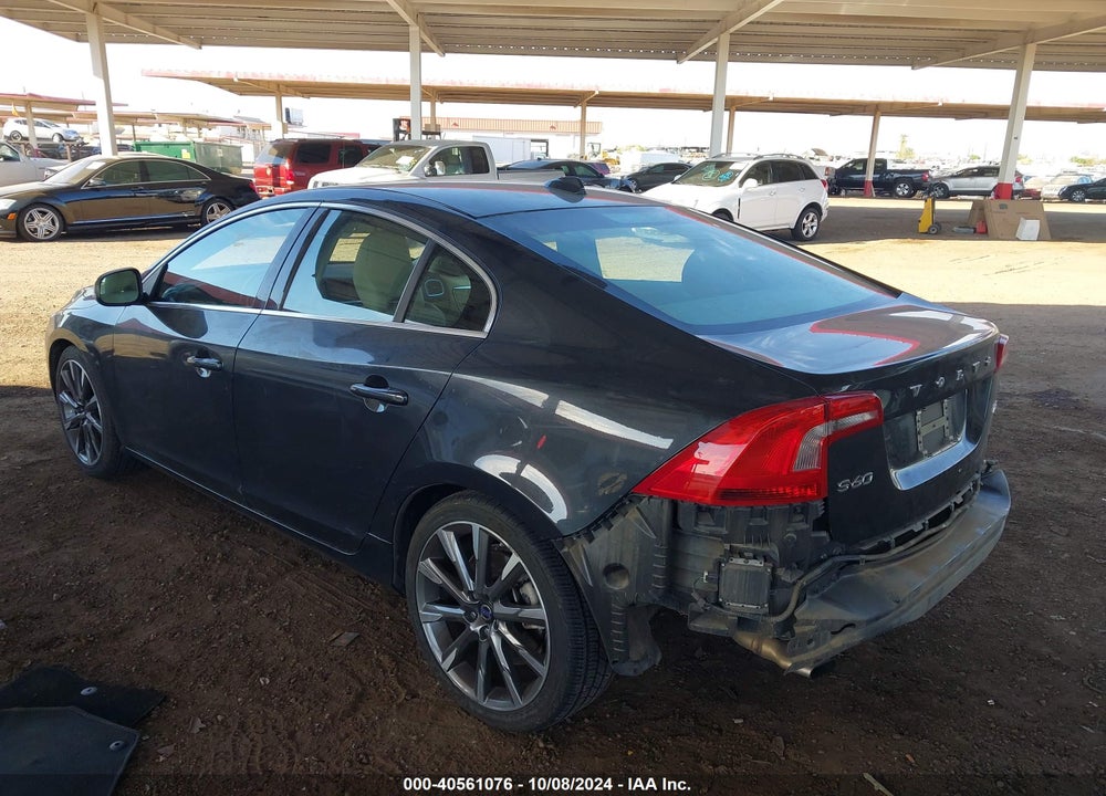 2015 VOLVO S60 T5 PREMIER VIN: YV126MFK6F2351140