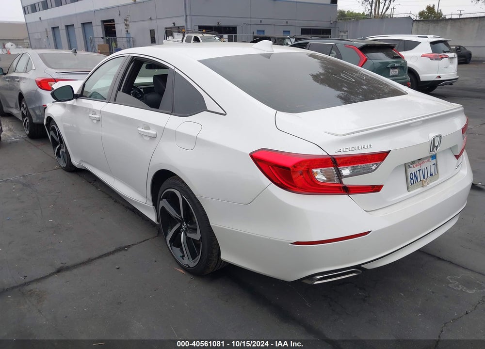 2019 HONDA ACCORD SPORT VIN: 1HGCV1F31KA098847