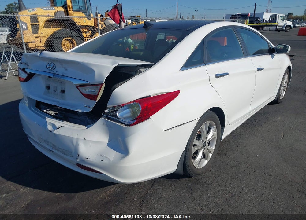 2013 HYUNDAI SONATA LIMITED VIN: 5NPEC4ACXDH541837