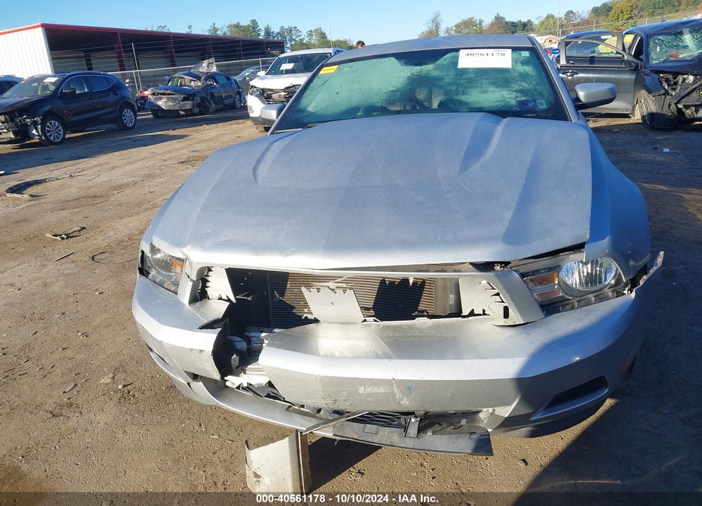 2012 FORD MUSTANG V6 PREMIUM VIN: 1ZVBP8AM4C5269398