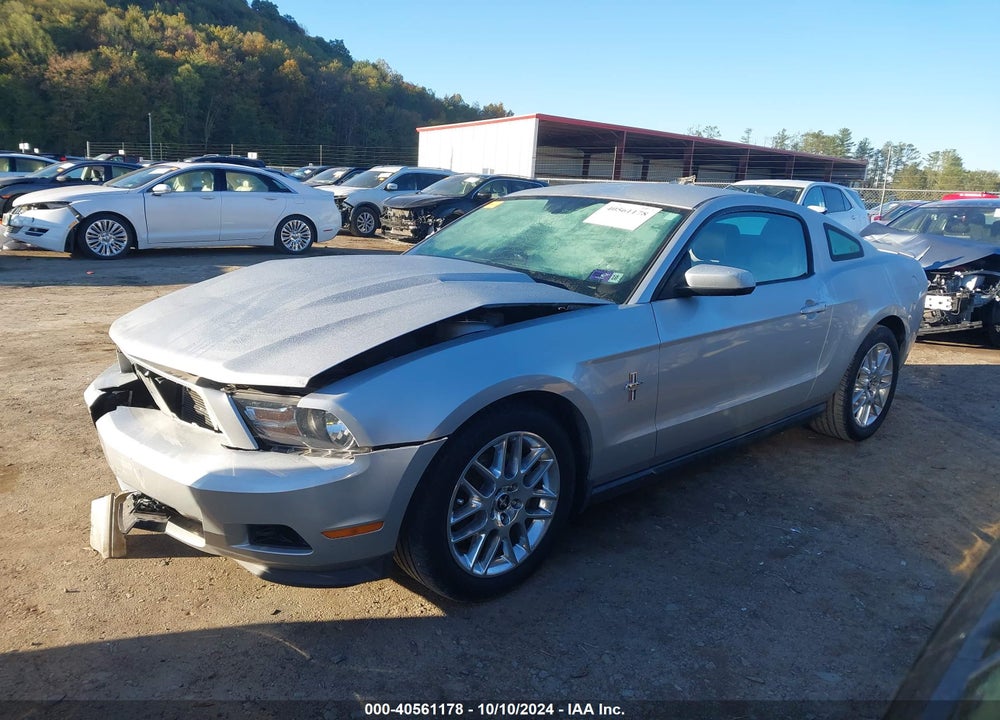 2012 FORD MUSTANG V6 PREMIUM VIN: 1ZVBP8AM4C5269398
