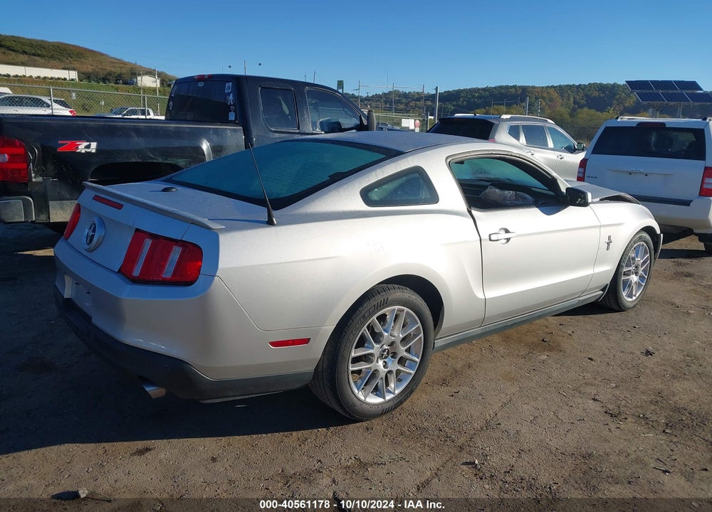 2012 FORD MUSTANG V6 PREMIUM VIN: 1ZVBP8AM4C5269398