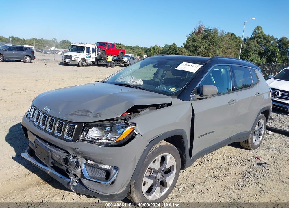 2021 JEEP COMPASS LIMITED FWD VIN: 3C4NJCCBXMT605136