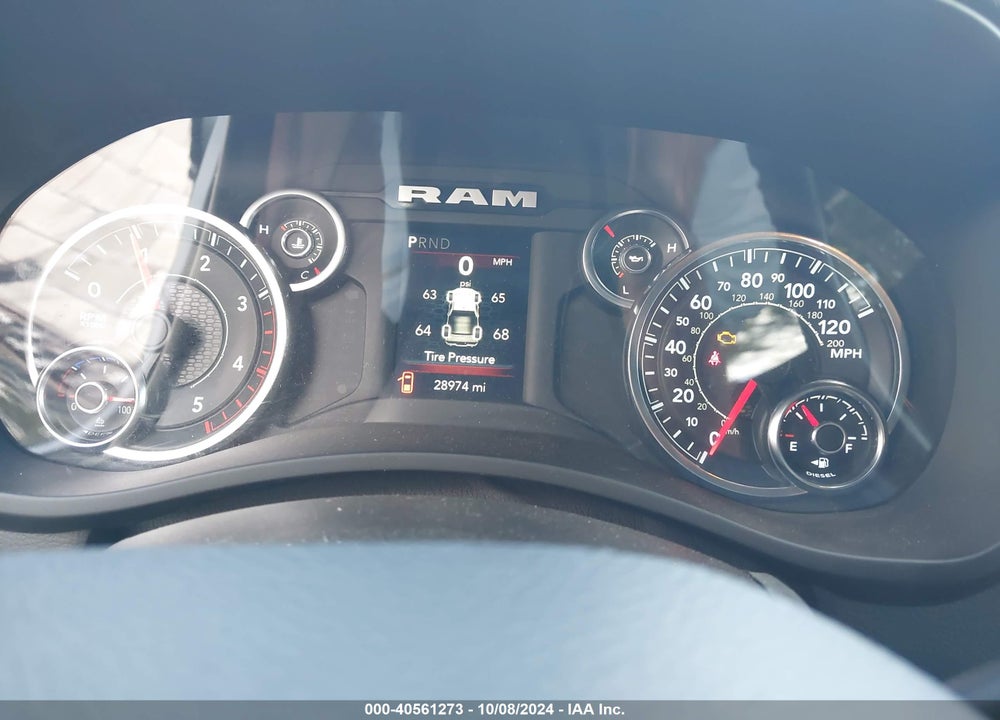 2023 RAM 2500 BIG HORN VIN: 3C6UR5DL3PG633243