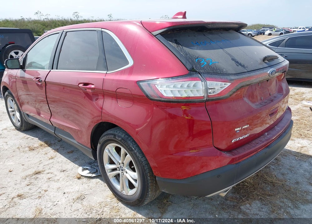 2016 FORD EDGE SEL VIN: 2FMPK3J85GBB76674