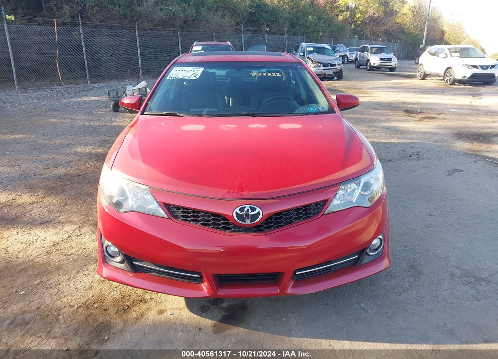 2014 TOYOTA CAMRY SE VIN: 4T1BF1FK2EU837222