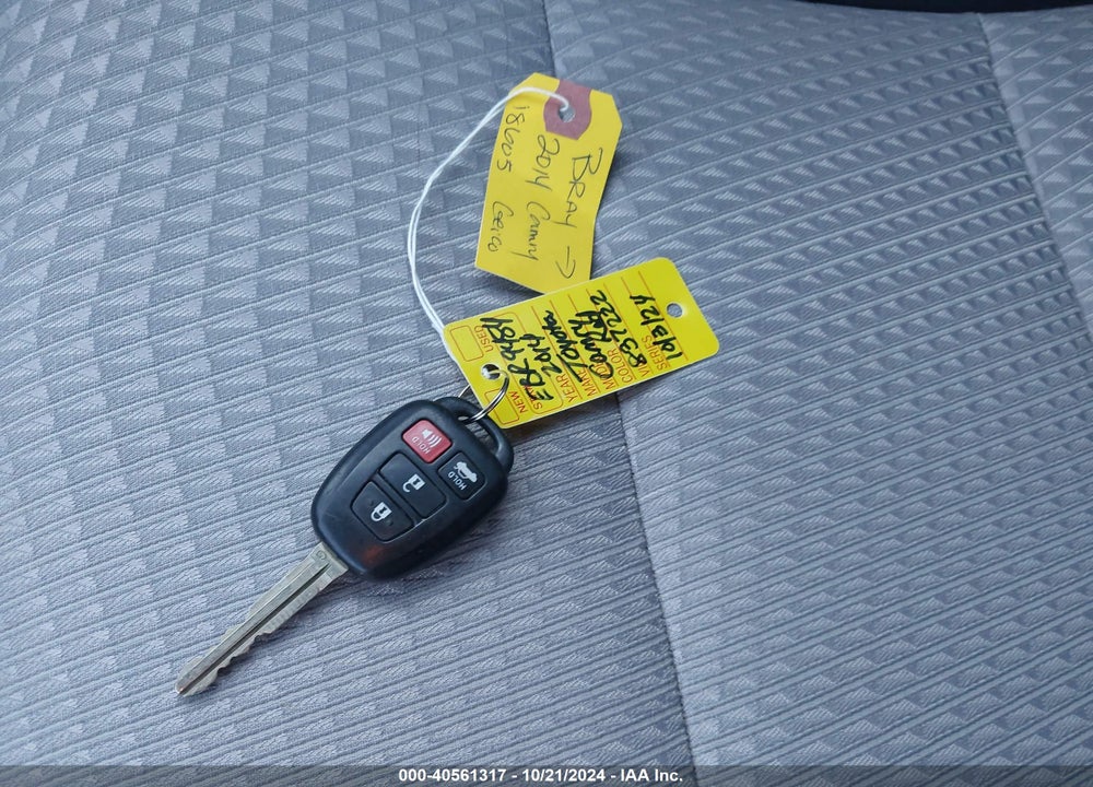 2014 TOYOTA CAMRY SE VIN: 4T1BF1FK2EU837222