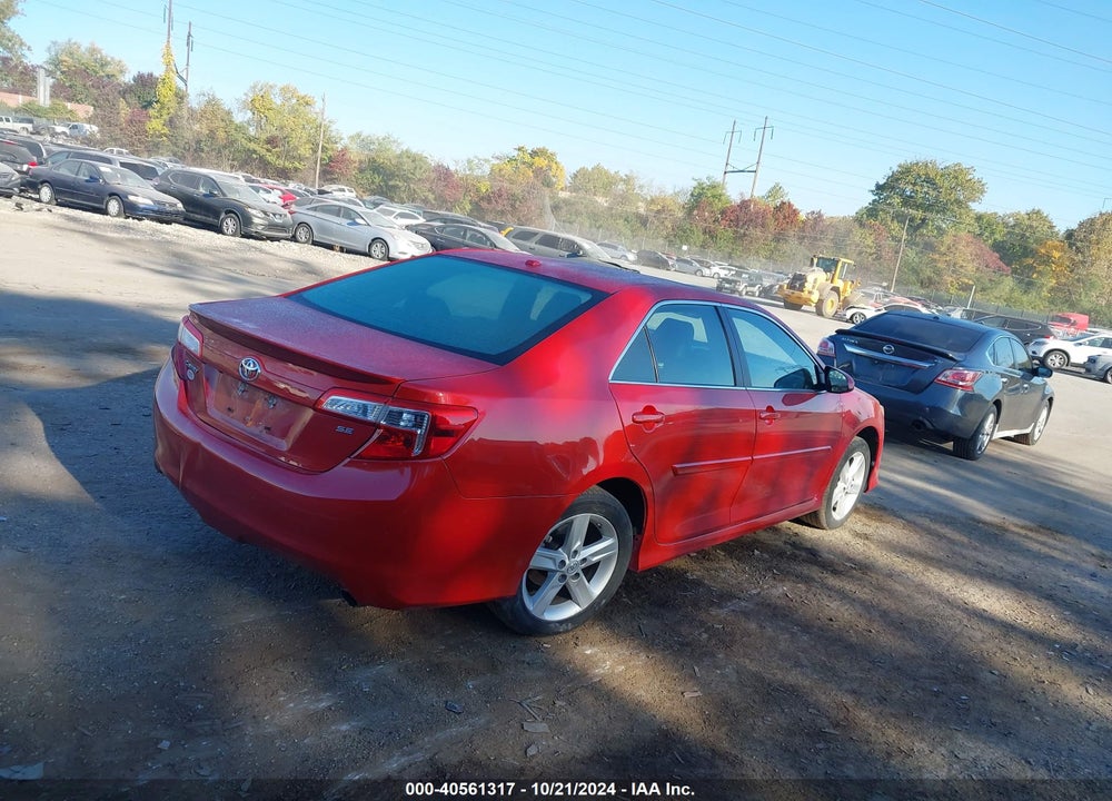 2014 TOYOTA CAMRY SE VIN: 4T1BF1FK2EU837222