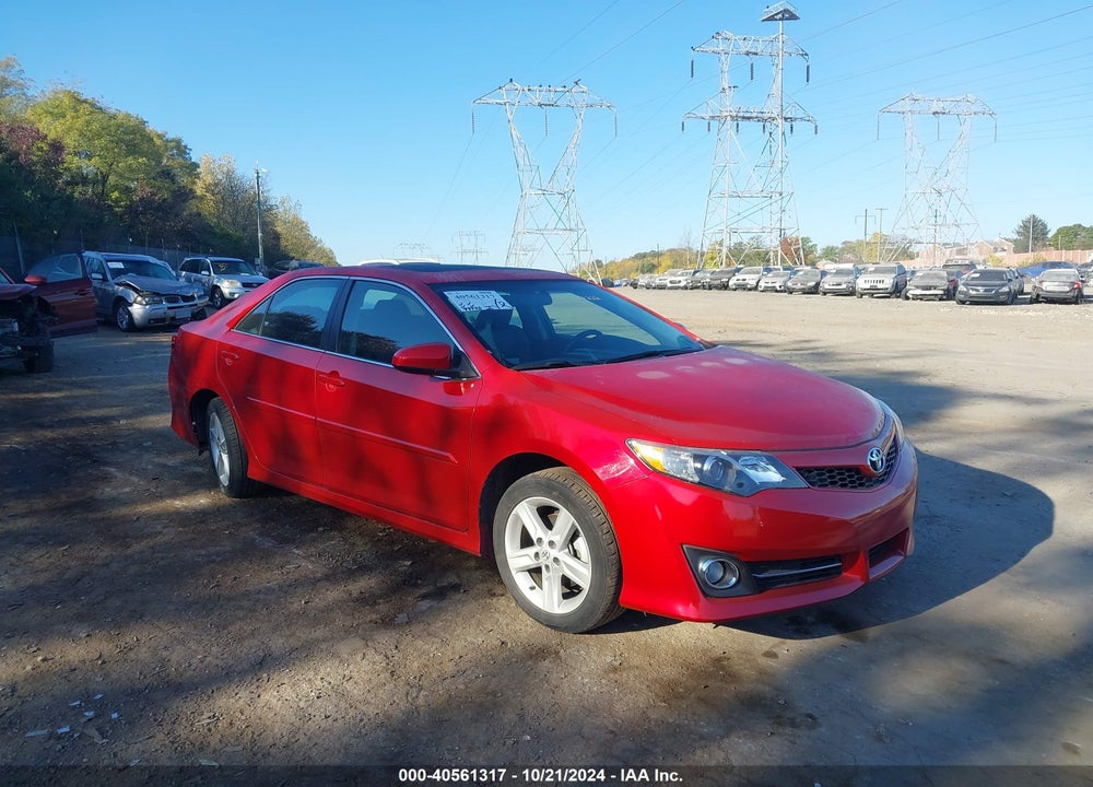 2014 TOYOTA CAMRY SE VIN: 4T1BF1FK2EU837222