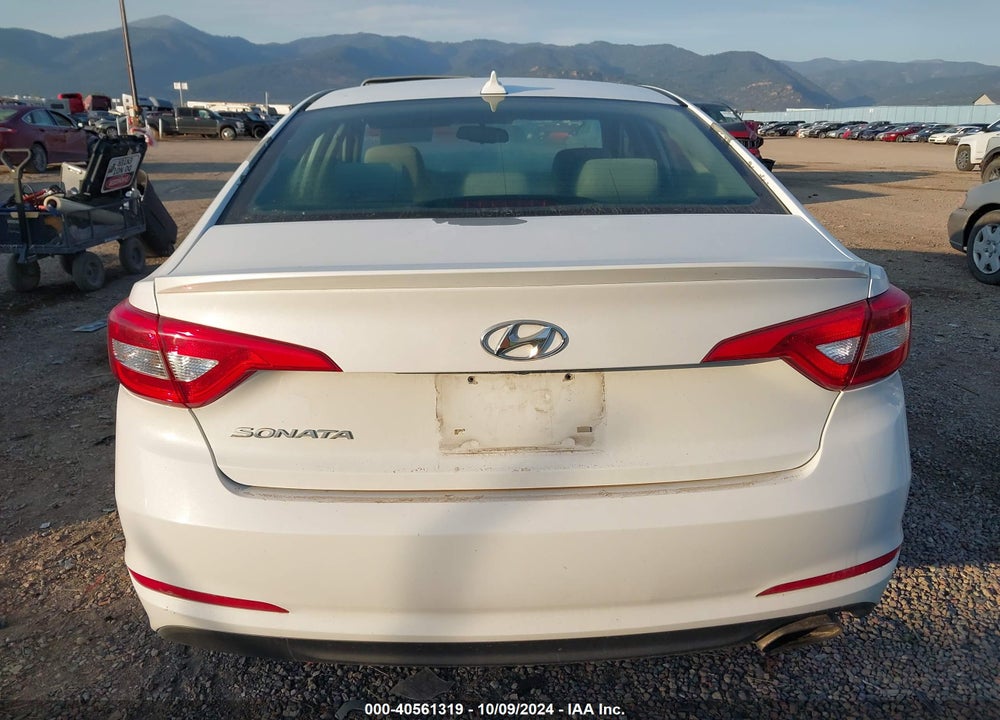 2016 HYUNDAI SONATA SE VIN: 5NPE24AF7GH384804