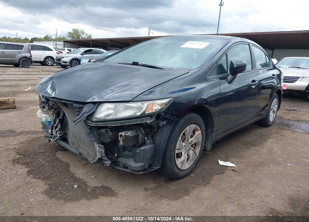 2015 HONDA CIVIC LX VIN: 19XFB2F58FE017292