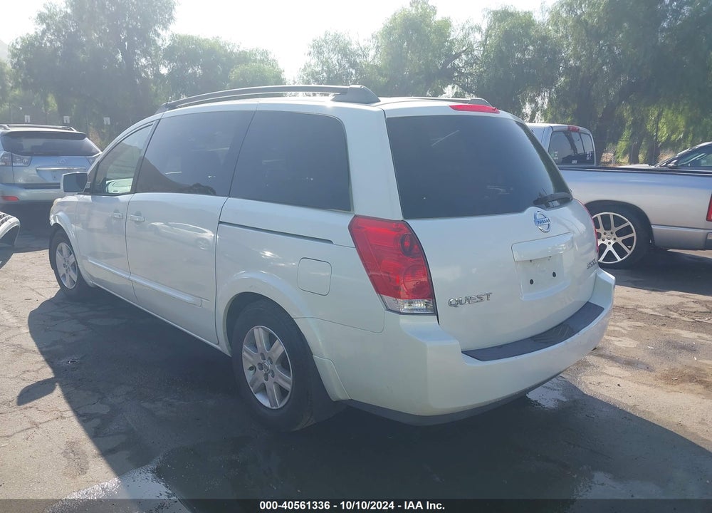 2005 NISSAN QUEST 3.5 SL VIN: 5N1BV28UX5N108483