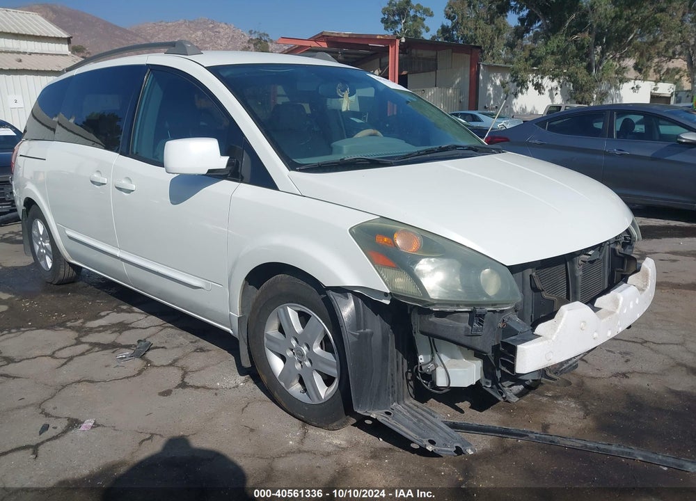 2005 NISSAN QUEST 3.5 SL VIN: 5N1BV28UX5N108483