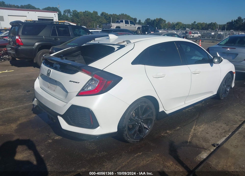 2018 HONDA CIVIC SPORT VIN: SHHFK7H48JU219584