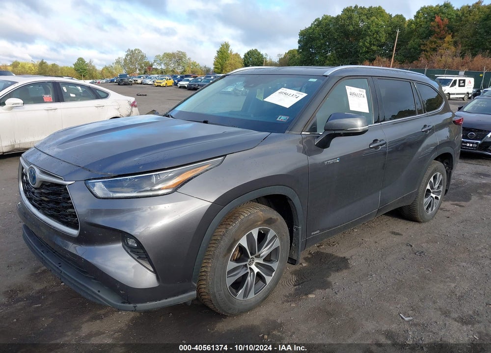 2021 TOYOTA HIGHLANDER HYBRID XLE VIN: 5TDHBRCH7MS042946