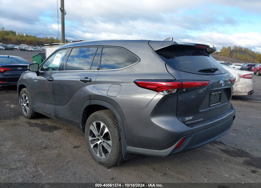 2021 TOYOTA HIGHLANDER HYBRID XLE VIN: 5TDHBRCH7MS042946