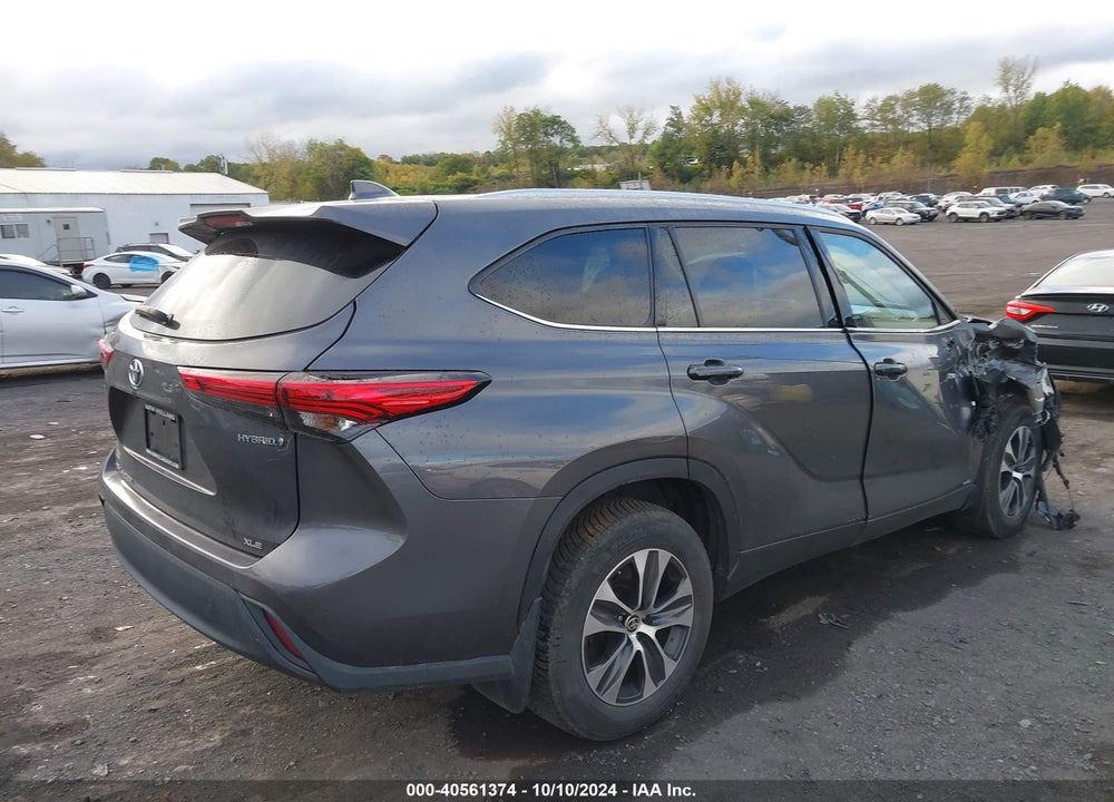 2021 TOYOTA HIGHLANDER HYBRID XLE VIN: 5TDHBRCH7MS042946