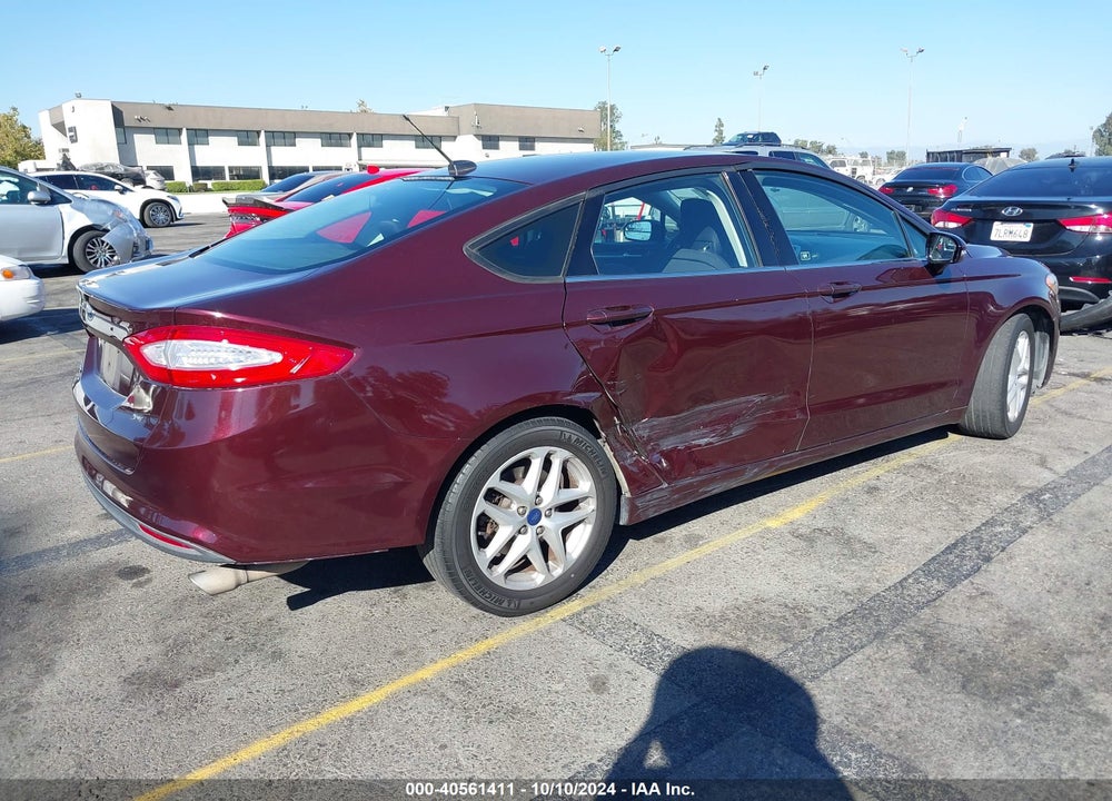 2013 FORD FUSION SE VIN: 3FA6P0HRXDR379531
