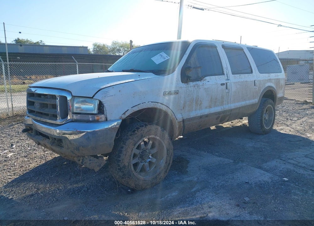 2000 FORD EXCURSION LIMITED VIN: 1FMSU43F6YEE51481