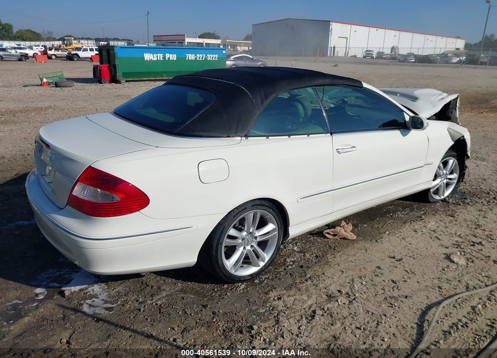2008 MERCEDES-BENZ CLK 350 VIN: WDBTK56F38F249853