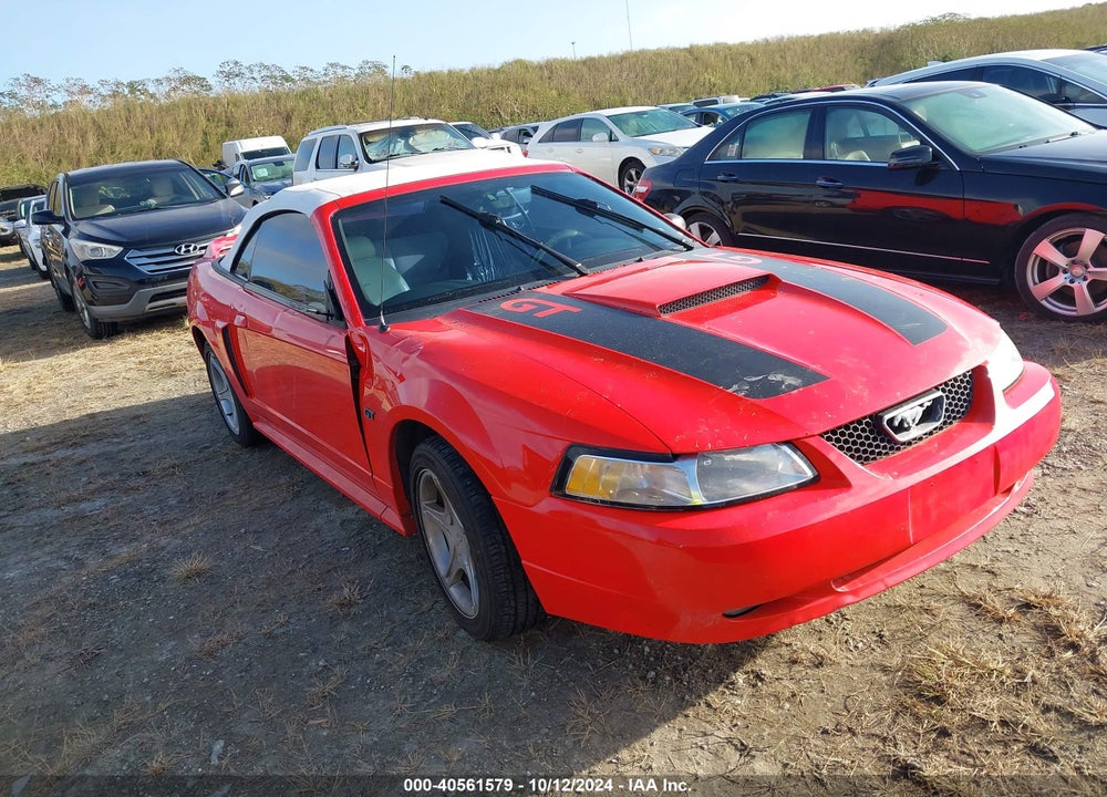 2000 FORD MUSTANG GT VIN: 1FAFP45X2YF262779